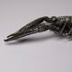 Crayfish/lobster handle, silver-plated metal, 1950s-1970s