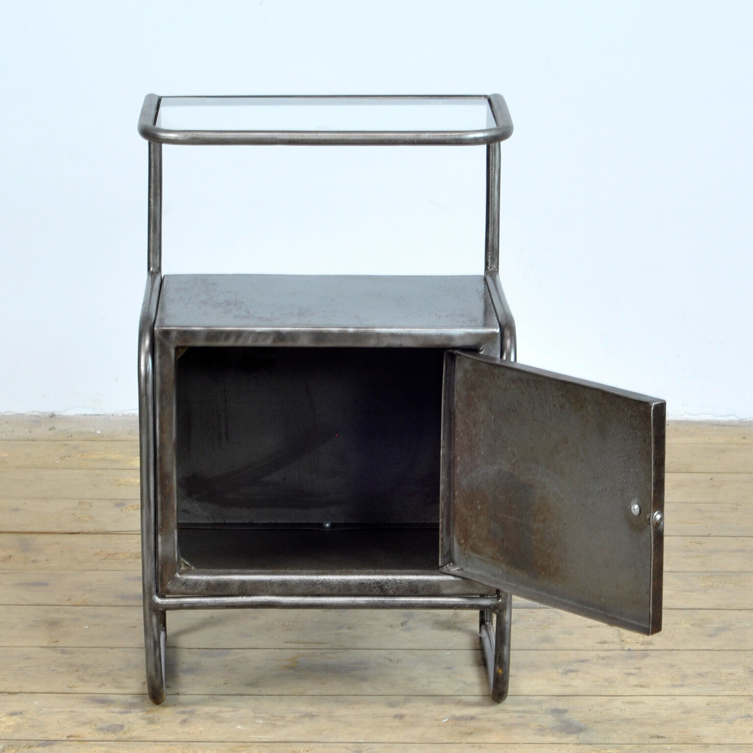 Set iron nightstand, 1950