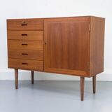 Commode à Tiroirs en Teck par Kai Winding pour P. Jeppesens Møbelfabrik, 1960s