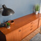 Restored Teak 1960s Avalon Retro Sideboard Hairpin Legs