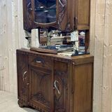 Art Deco period sideboard in oak and marble
