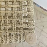Natural rope bar stool