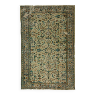 Tapis vintage turc tissé à la main unique en son genre - charme vintage rustique 270x 176