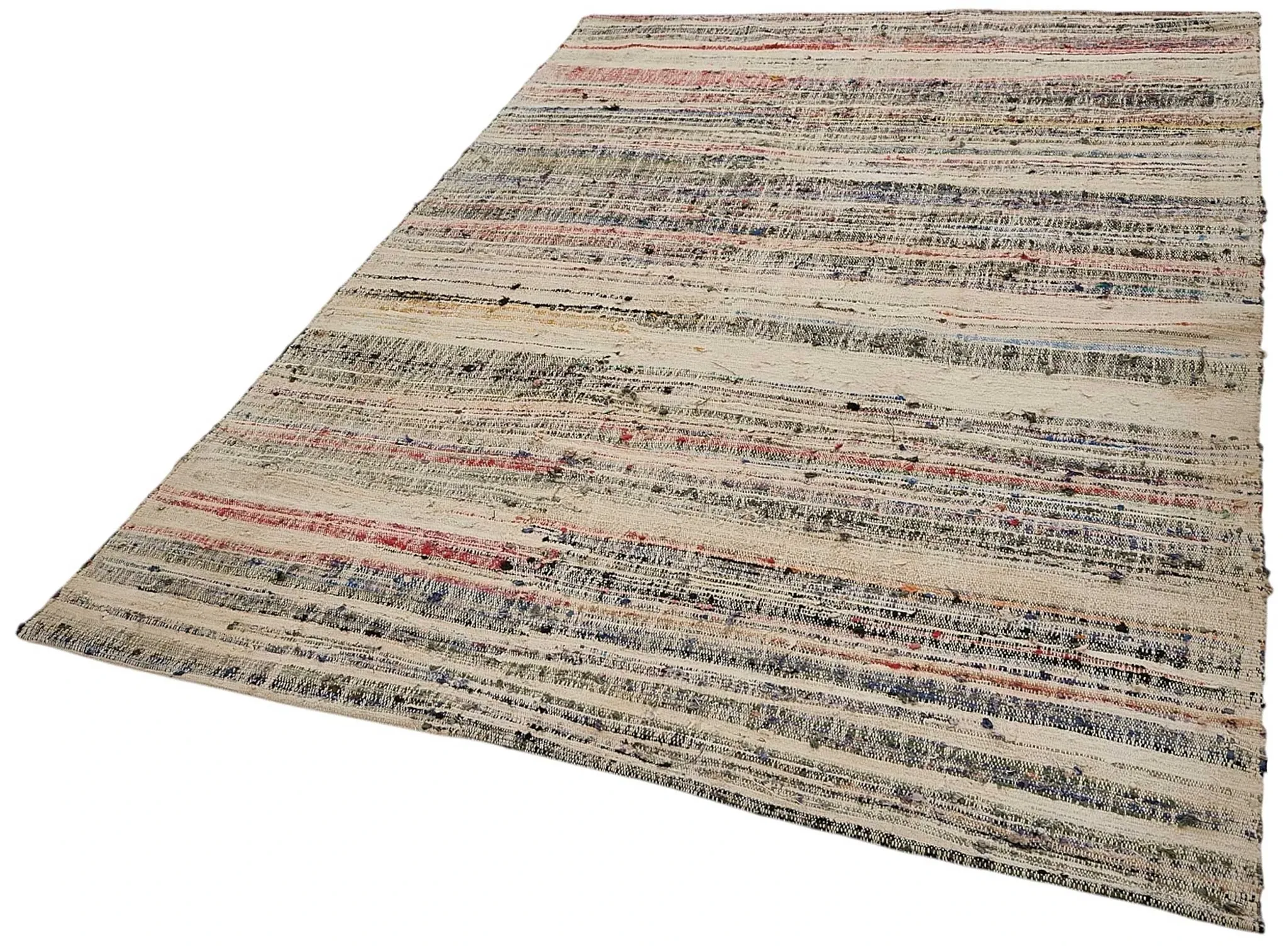 Turkish Handwoven Flatweave Chaput Kilim 166 cm x 242 cm