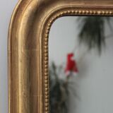 Gilded Louis Philippe mirror dated 1896