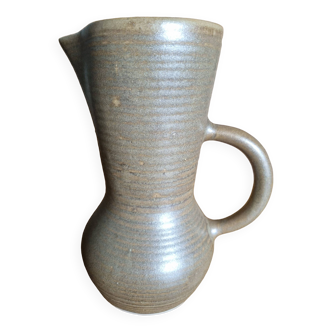 Digoin vintage stoneware pitcher