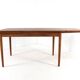 Rectangular extendable Danish dining table 'Flovt' in modern mid-century teak.