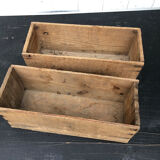 Old wood storage boxes