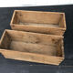 Old wood storage boxes