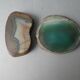 2 agate stone pocket trays