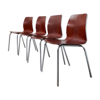 Set of 4 chairs Pagholz 60s