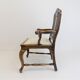 Chaise en bois néobaroque avec vannerie viennoise
