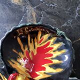 Ceramic dish signed