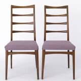 2 of 6 Midcentury chairs, 1950s-1960s, Germany