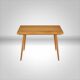Extendable Low Table, 1960s Czechoslovakia