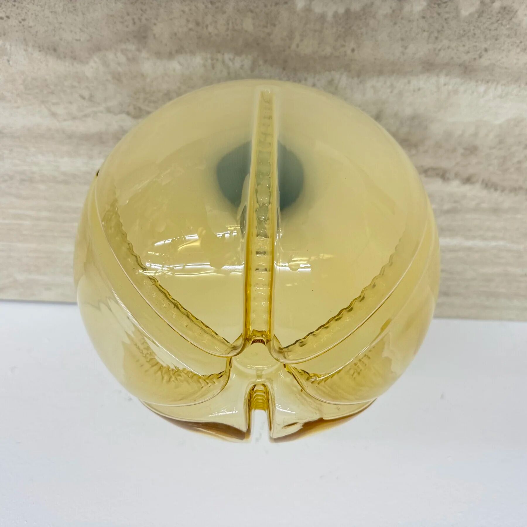 Mid-century Italian glass ceiling lamp, 1970s