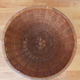 Corbeille / cache pot vintage en osier