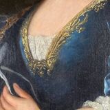 Portrait of a lady of quality, oil on canvas, 18th century.