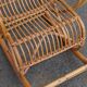 Rocking-chair en rotin , années 50/60