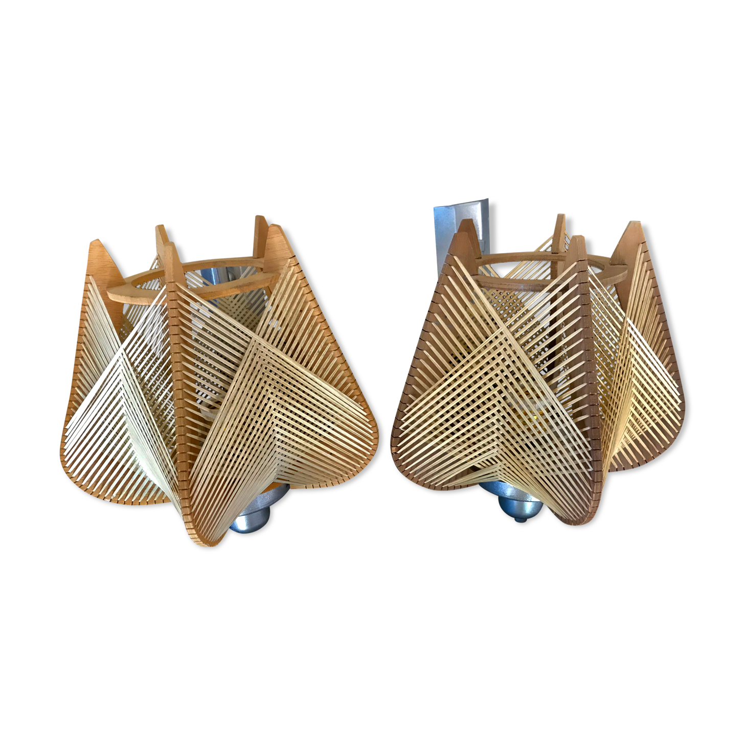 Pair scandinavian sconces