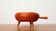 Modern orange tripod lamp from the mid-century made of wood by Paavo Asikainen, Finland, 1960s.