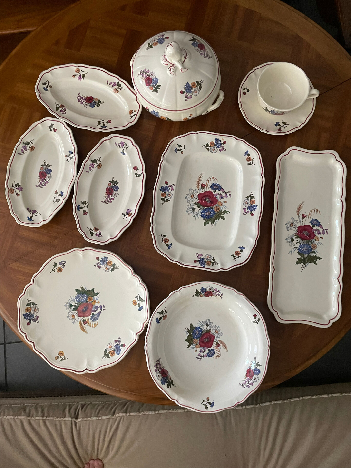Service de table, Sarreguemines Agreste.39pcs