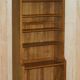 Pair of Robert Mouseman Thompson oak carved bookshelves.