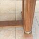 Art Deco table in walnut veneer