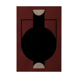 Silhouette of a vase 04
