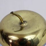 Glass and brass apple sweetener