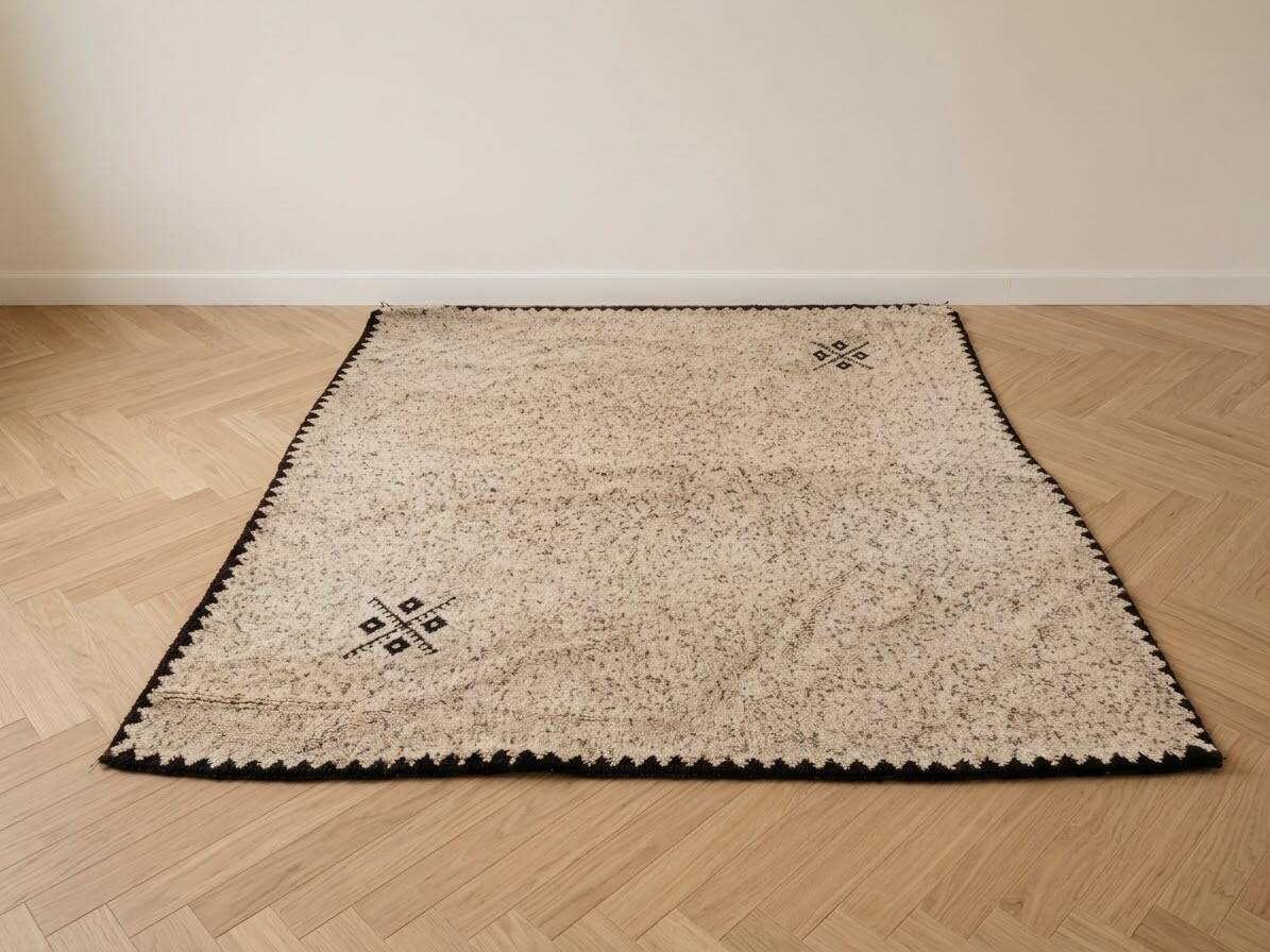Large Moroccan Berber Wool Rug