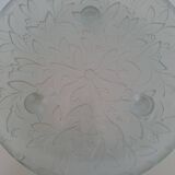Art Deco opalescent glass bowl signed Espaivet