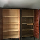 Lacquered wood cabinet from the 1950s