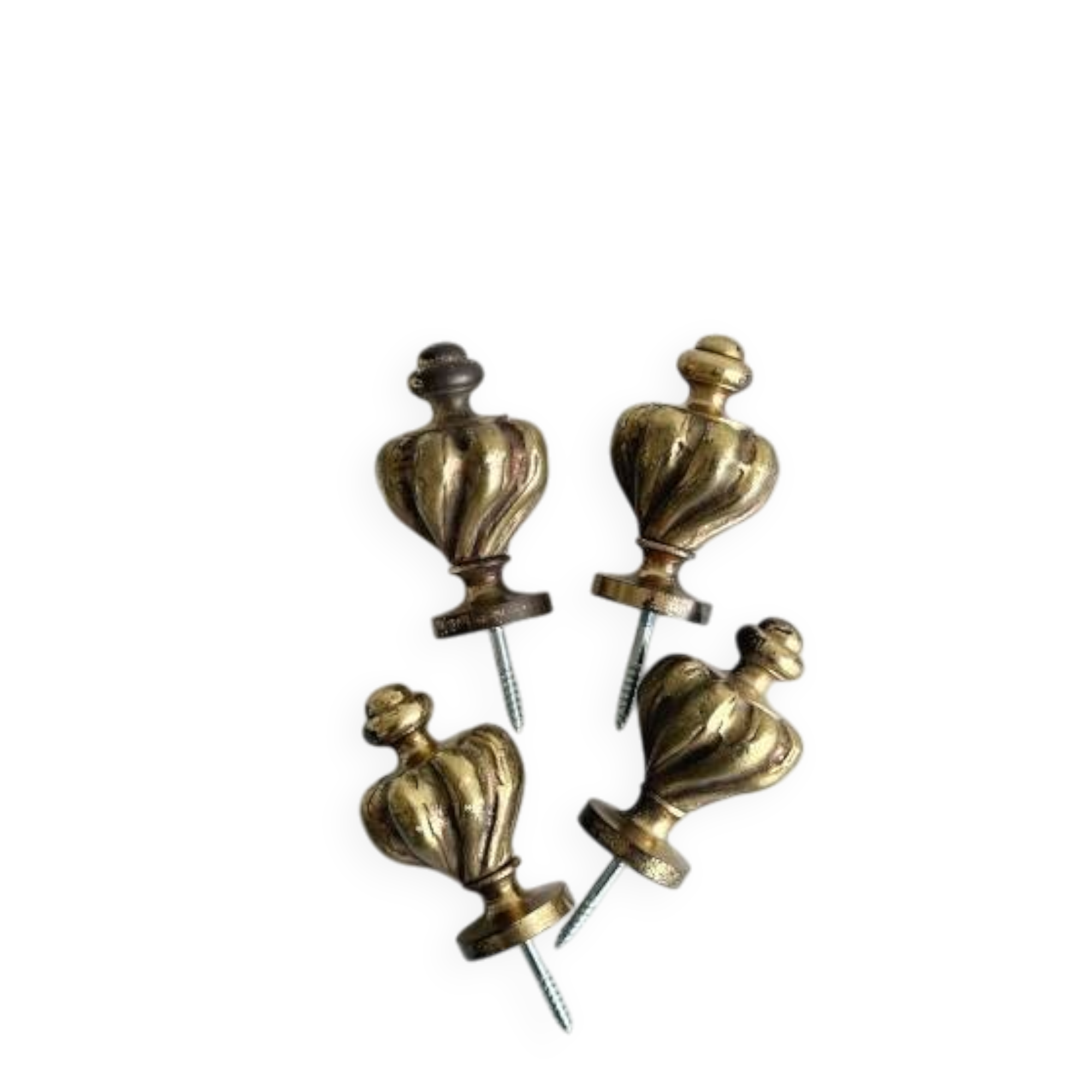 Small old metal tips for stairs