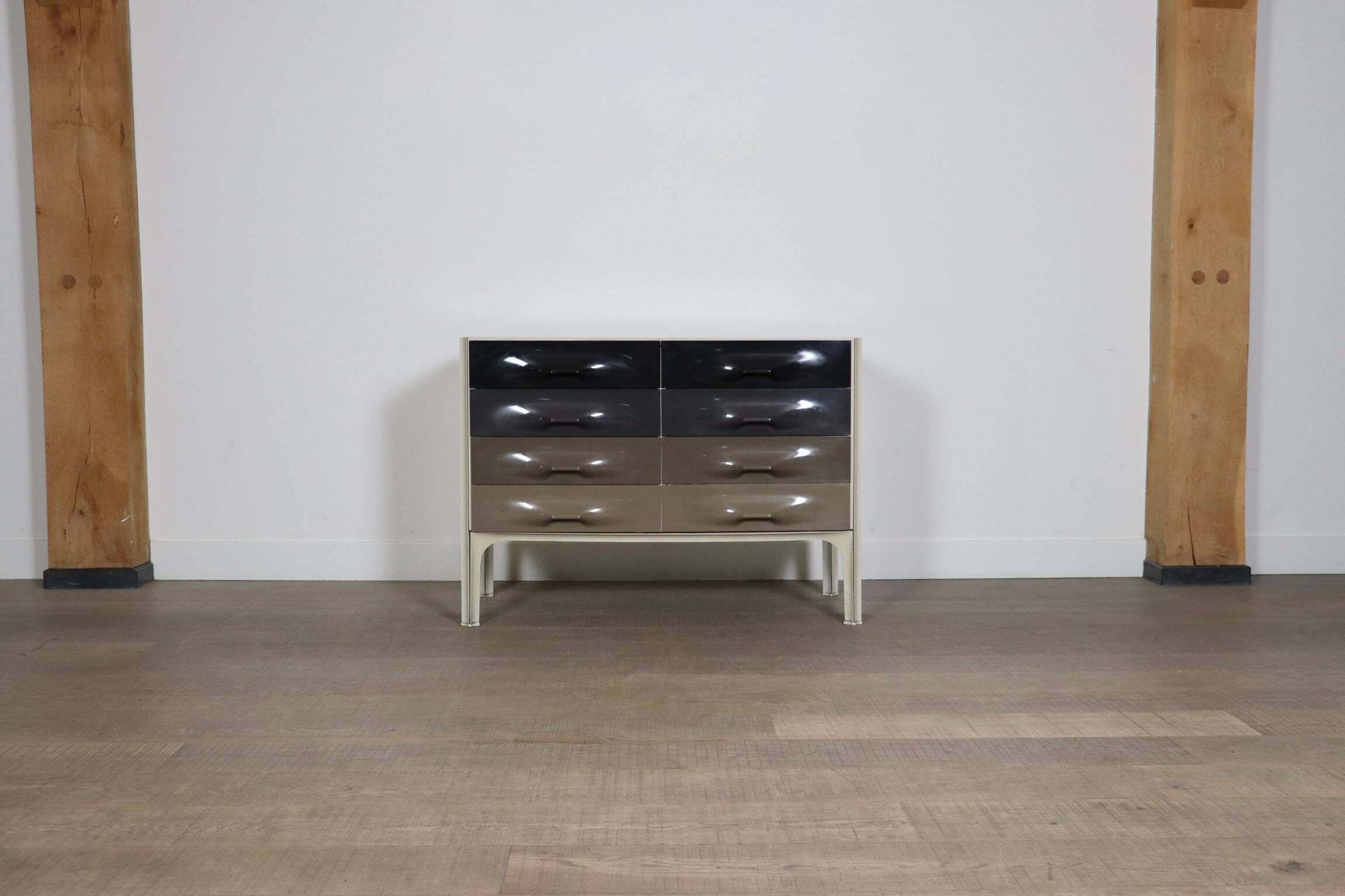 Commode Crédence Raymond Loewy DF 2000 Pour Doubinsky Frères, 1968
