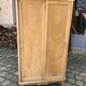 Wardrobe wardrobe in pickled oak Vintage compass feet