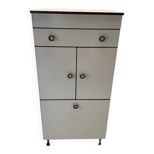 Coiffeuse moderniste vintage années 60 - modèle rare