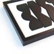 Tableau en relief - B90 noir - signé EAwy