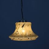 1970's Glass Pendant Light, Czechoslovakia