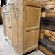 Art Deco buffet in sandblasted solid oak