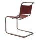 Bauhaus cognac leather chair b33 by Marcel Breuer