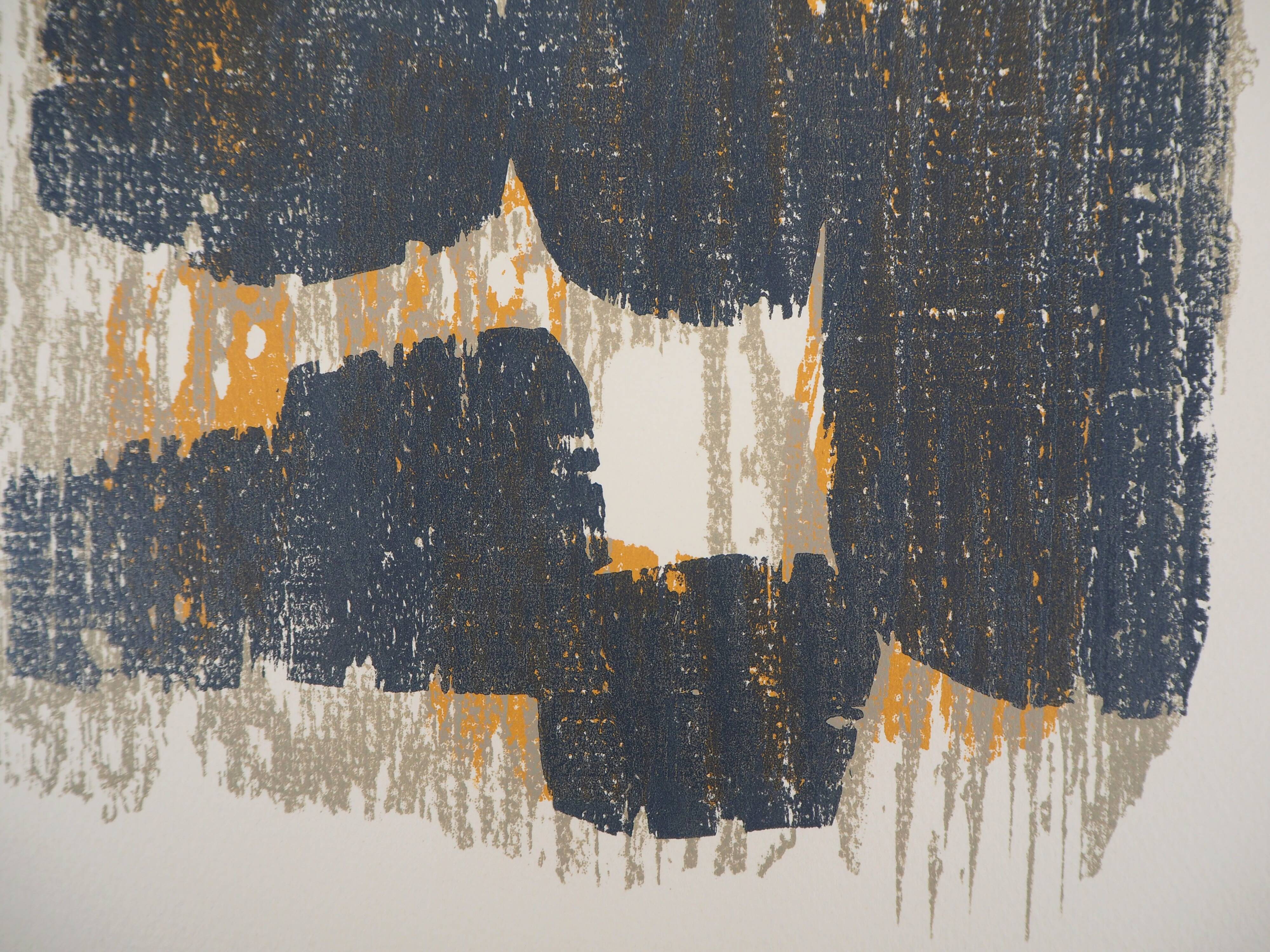 Raoul ubac: rhythm - woodcut