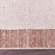 Tapis en laine terracotta, petits tapis shaggy en laine 210x130cm