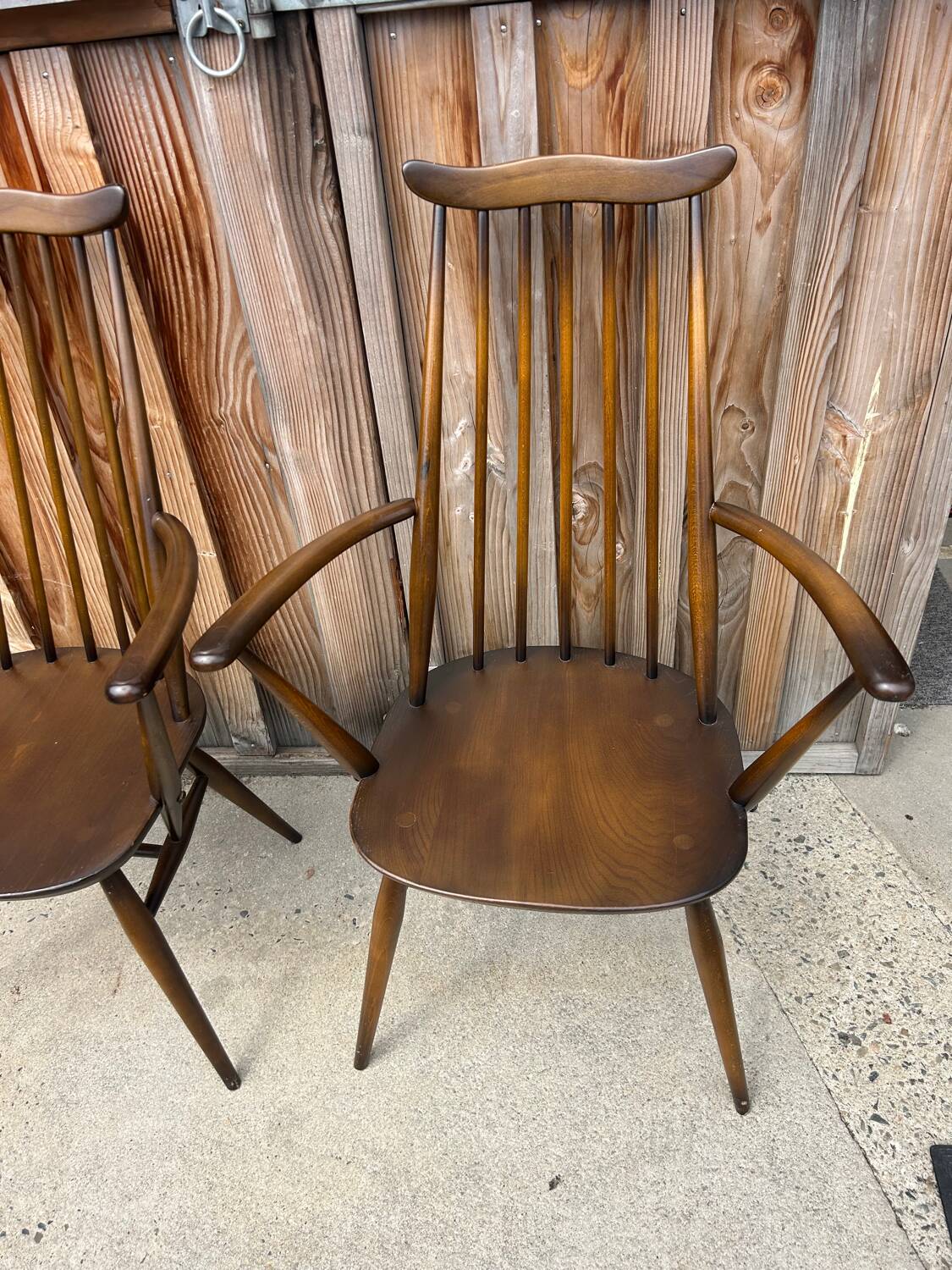 Pair of Ercol armchairs