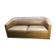 Two-seater leather sofa