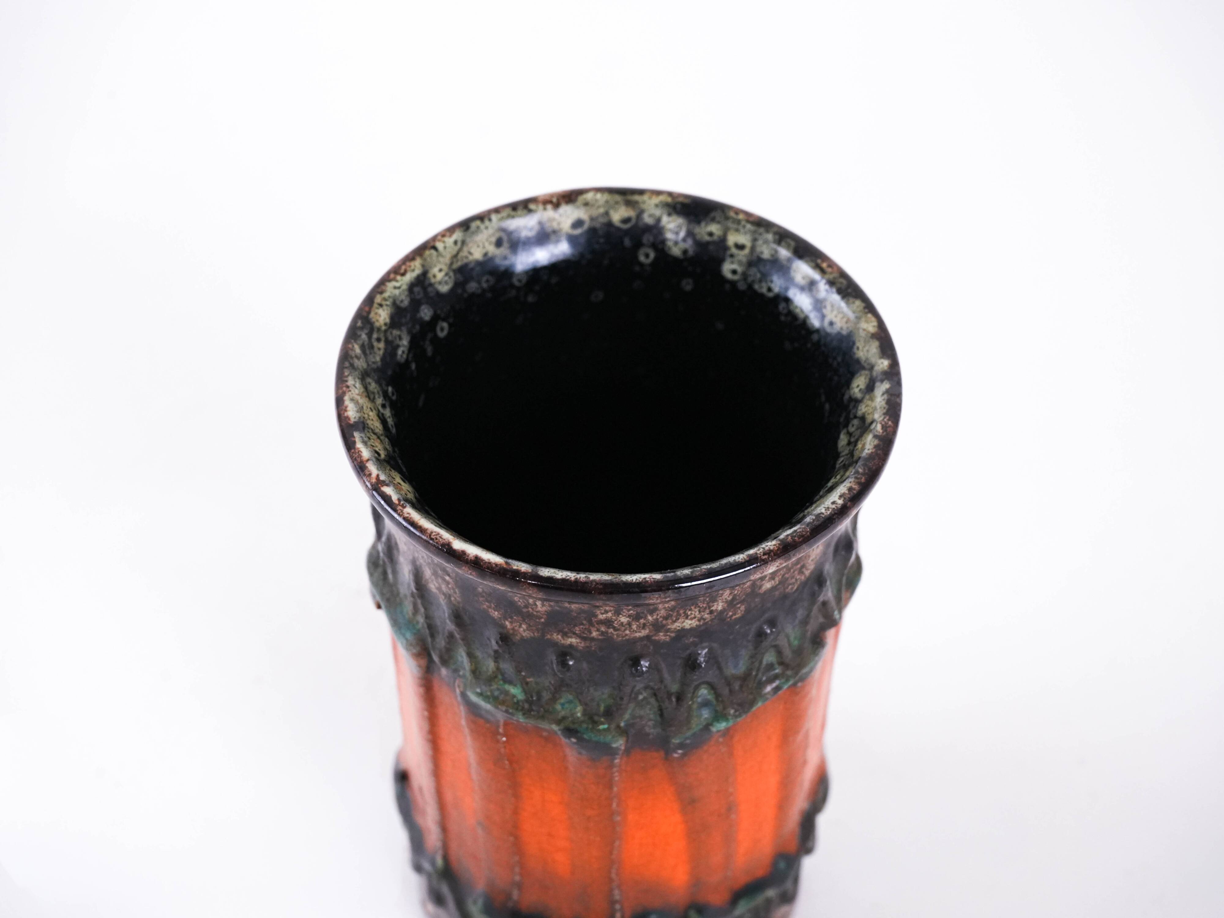 Vase en céramique, design allemand, années 1960, fabriqué en Allemagne