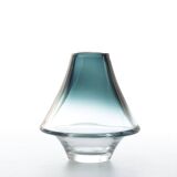 Scandinavian brown glass vase Lennart Andersson for Gullaskruf