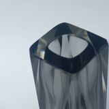 Faceted Murano Sommerso Vase by Flavio Poli