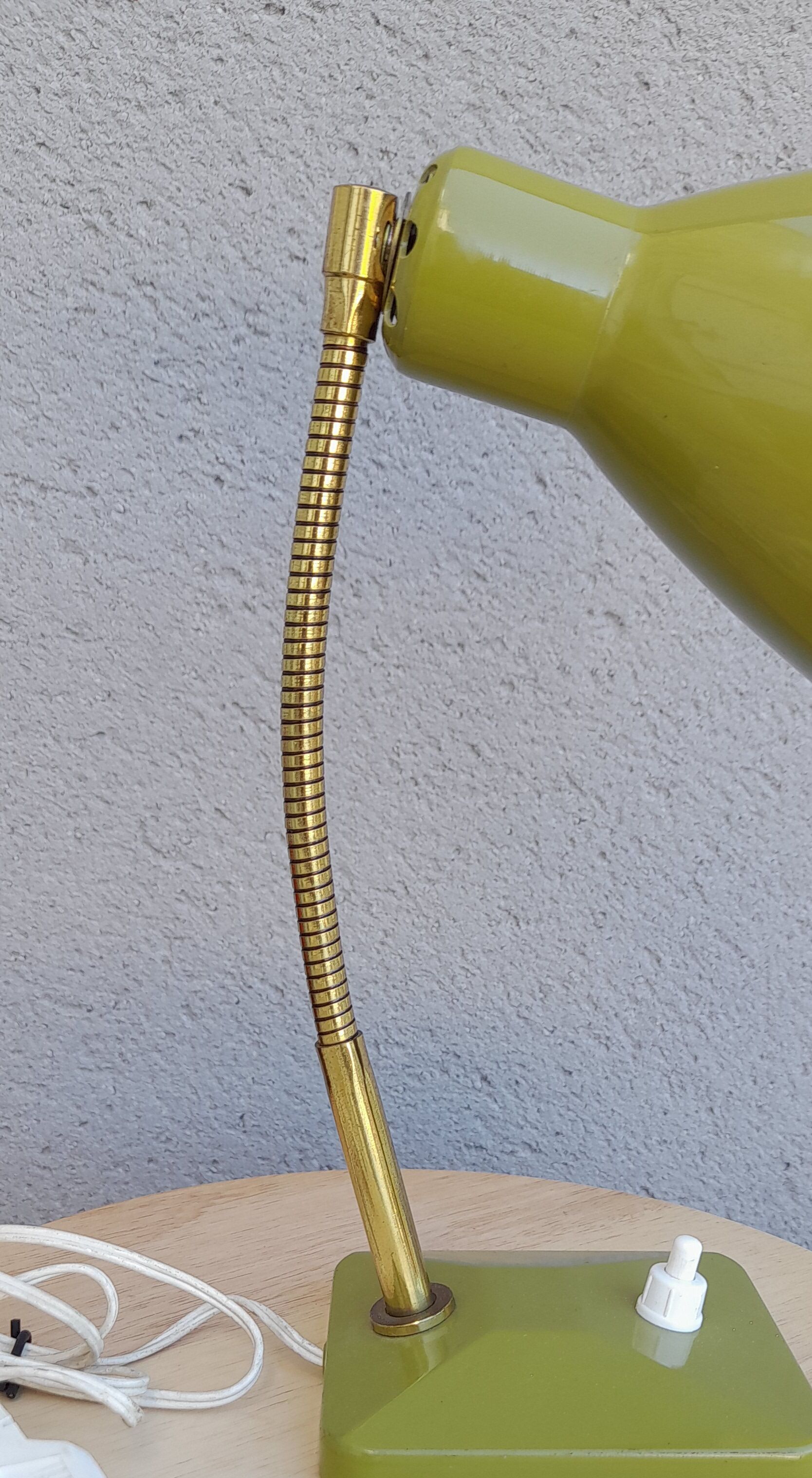 Green casserole lamp