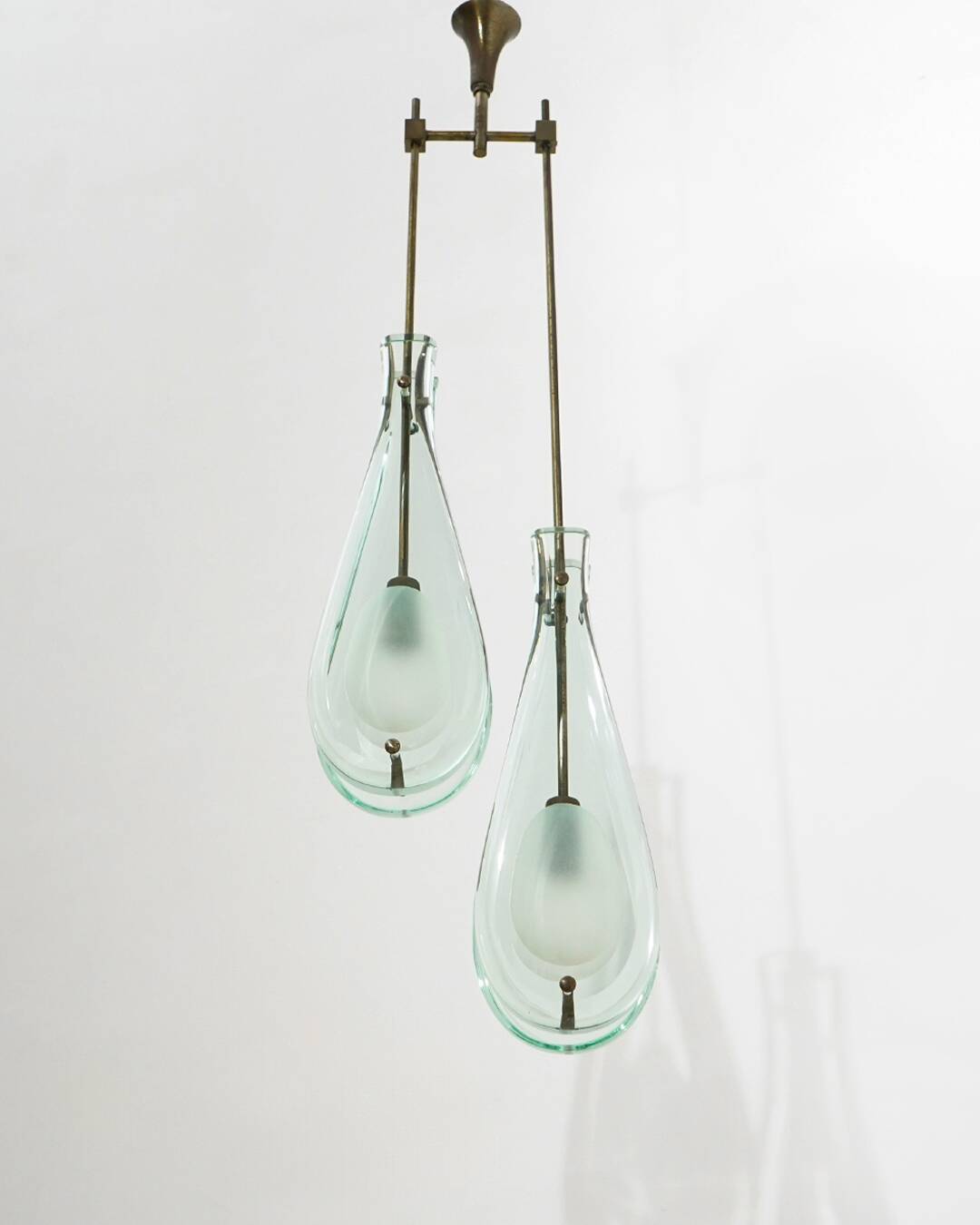 Pendant lamp mod. 2259/2 by Max Ingrand, Fontana Arte, 1960s